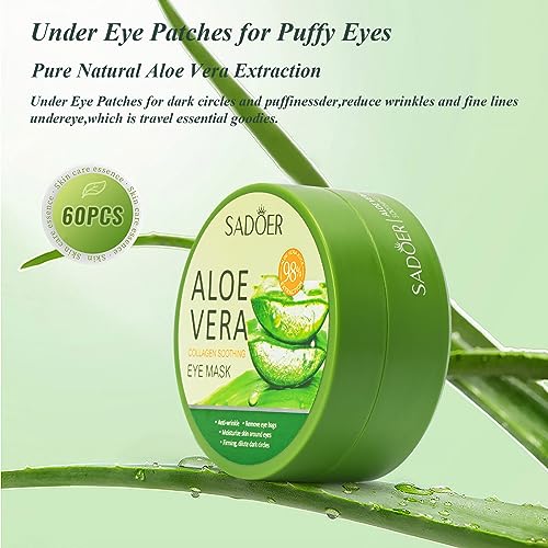 Aloe Vera Under Eye Masks - Combat Puffy Eyes