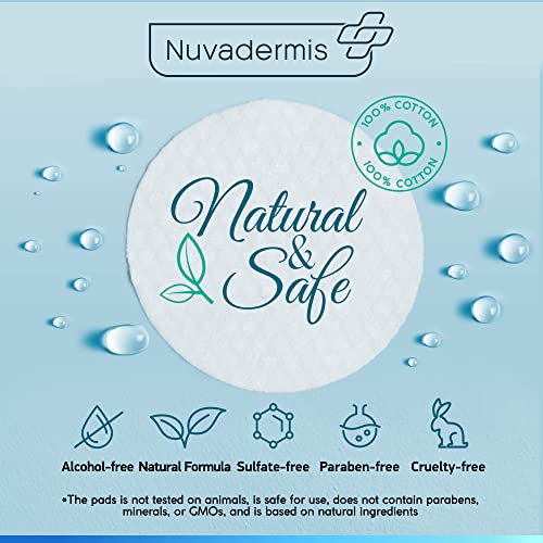 NUVADERMIS 35% Glycolic Acid Exfoliating Facial Peel Pads