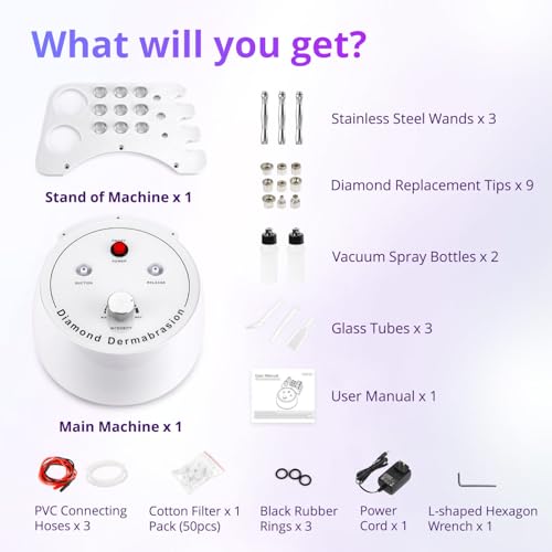 Diamond Microdermabrasion Machine for Salon and Home Use