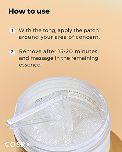COSRX Snail Hydrogel Eye Patch (60pc), Gel Serum