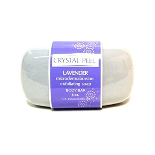 LAVENDER Microdermabrasion Exfoliating Soap Body Bar, 8 oz