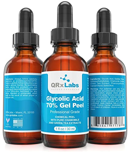 Professional Grade Glycolic Acid Gel Peel for Skin Rejuvenation