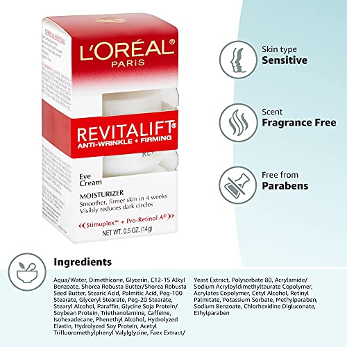 L'Oreal Paris Revitalift Eye Cream with Pro Retinol