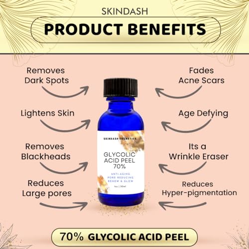 Youthful Glow: 70% Glycolic Acid Peel for Skin