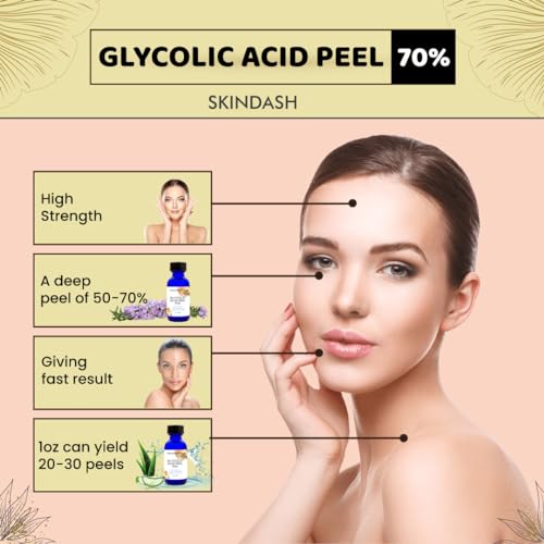 Youthful Glow: 70% Glycolic Acid Peel for Skin