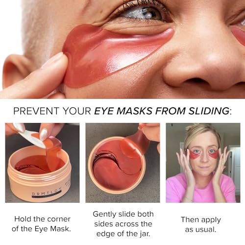 DRMTLGY Brightening Eye Masks - Caffeine Hyaluronic Acid Solution