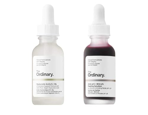 The Ordinary Peeling Solution and Hyaluronic Face Serum