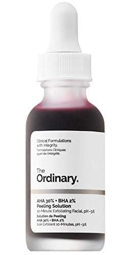 The Ordinary Peeling Solution and Hyaluronic Face Serum