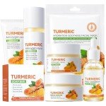 Turmeric Skincare Set: 11-Piece Facial Kit
