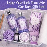 Lavender Spa Bath Gift Basket for Women
