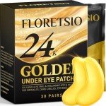 24K Gold Under Eye Patches for Dark Circles