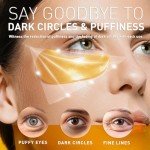 24K Gold Under Eye Patches for Dark Circles