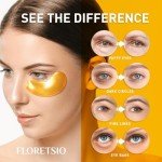 24K Gold Under Eye Patches for Dark Circles