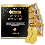 24K Gold Under Eye Patches for Dark Circles