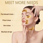 24K Gold Under Eye Patches for Dark Circles