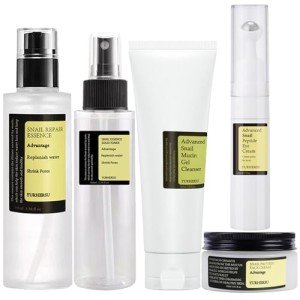 Snail Mucin Skincare Set: Hydrating & Anti-Aging