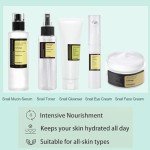 Snail Mucin Skincare Set: Hydrating & Anti-Aging