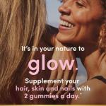 Strawberry Gummies for Hair, Skin & Nails