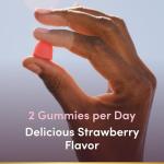 Strawberry Gummies for Hair, Skin & Nails