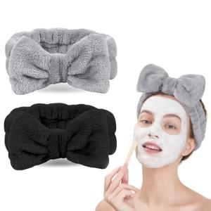 LADES Terry Cloth Facial Headband for Skincare