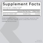 Biotin 10,000mcg with Coconut Oil - 120 Veggie Softgels