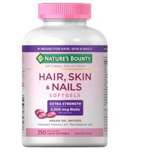 Nature's Bounty Extra Strength Biotin Tablets 5000 mcg