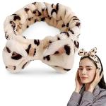 Cheetah Headband for Skincare and Beauty Routine