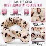 Cheetah Headband for Skincare and Beauty Routine