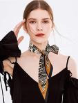 GERINLY Snake Skin Print Hair Wrap Headband