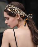 GERINLY Snake Skin Print Hair Wrap Headband
