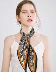 GERINLY Snake Skin Print Hair Wrap Headband