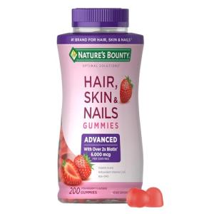 Nature's Bounty Strawberry Gummies for Skin Health