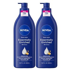 NIVEA Enriched Body Lotion for Dry Skin, 2-Pack