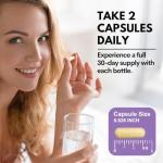VITBOOST Biotin Hair Growth Vitamins with Hyaluronic Acid