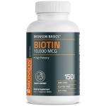 Bronson Biotin 10,000mcg for Hair, Skin, Nails