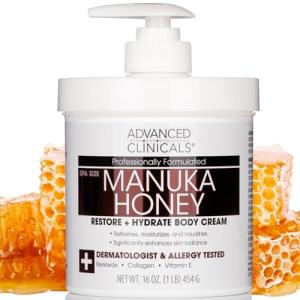 Manuka Honey Body Cream for Dry Skin