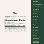Zinc 50mg Supplement for Skin Health & Immunity