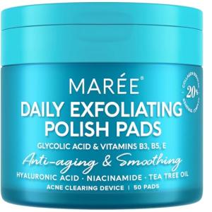 MAREE Glycolic Acid Peel Pads with Tea Tree Oil