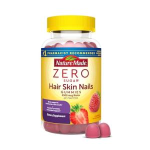 Nature Made Biotin Gummies for Hair, Skin, Nails