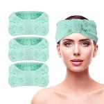 JINS-Hung Microfiber Facial Spa Headband 3-Pack