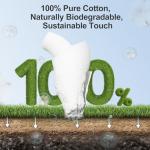 Winner Disposable Face Towels | 100% USA Cotton Face Towelettes, Super Soft & Thick Face Cloths for Sensitive Skin, Makeup Remover Dry Wipes, Face Drying Towels for Skin Care, 165 Count, 3 Pack