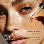 GEMELLE Lymphatic Anti-Aging Face Oil | 6x Award Winner | Packed with Vitamins C,E & A | Moisturize, Repair & Protect | Bakuchiol, Sea Buckthorn & More! | Paraben-Free, Natural Skin Care | 15ml