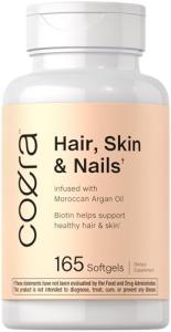 Coera Hair, Skin & Nails Vitamins with Biotin