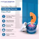 Michael Marcus Exfoliating Enzyme Peel - Papaya, Pineapple & Pumpkin Enzymes - Hydrating Sodium Hyaluronate & Soothing Aloe Targets Fine Lines & Wrinkles - Plant Based for Smoother Skin (1.7oz Jar)