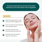 BioZyme-Enzyme Peel-Chemical Peel Results Without The Chemicals. Contains No Glycolic Or Lactic Acid, It Doesn’t Need Any-It’s A Powerful Exfoliator Using Only Natural Ingredients-For Face And Body.