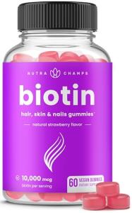 Biotin Gummies for Healthy Hair, Skin & Nails