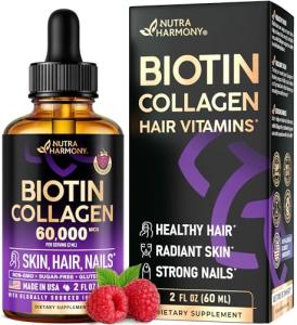 Biotin & Collagen Drops for Skin and Hair