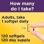 Biotin Hair, Skin & Nails Support Supplement, 120 Softgels