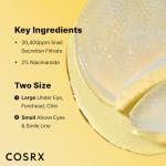 COSRX Snail Hydrogel Eye Patch (60pc), Gel Serum