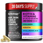 Biotin Hair Skin Nails Supplement - 60 Pills